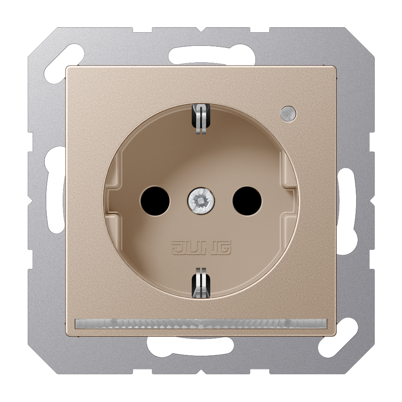 

Schuko-розетка с LED подсветкой A1520-OCHLNW Jung, Прочее, A