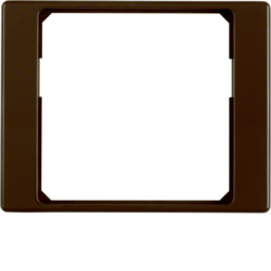 Berker Переходная рамка для центральной панели 50 x 50 мм, Arsys, цвет: коричневый, глянцевый