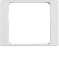 Berker Переходная рамка для центральной панели 50 x 50 мм, Arsys, цвет: полярная белизна, глянцевый