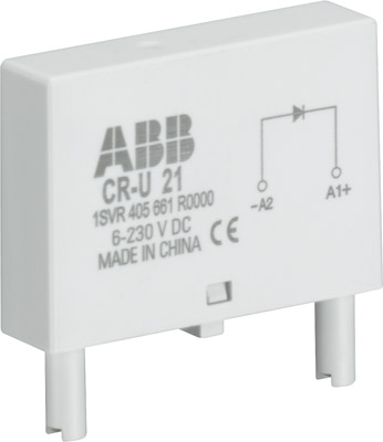 

Abb SST Варистор и светодиод красный CR-U-61C 6-24B AC/DC для реле CR-U