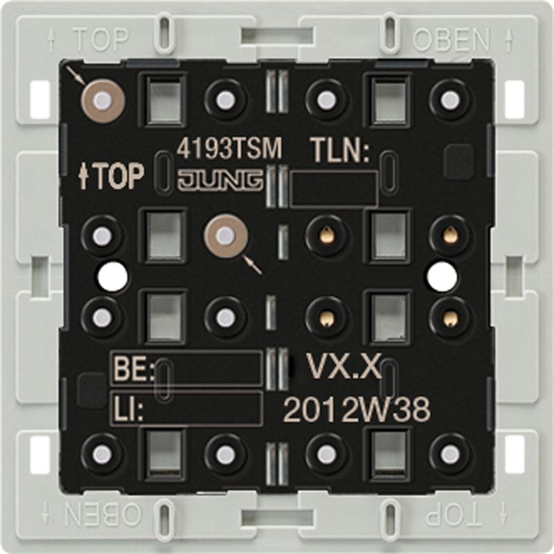 

KNX кнопочный модуль универсальный, 3 группы 4193TSM Jung