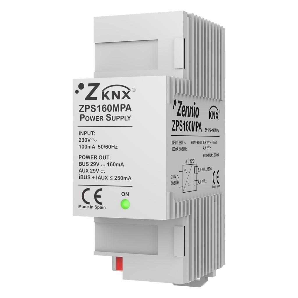 

Источник питания KNX/EIB, выход 29В= / 160мА, встроенный дроссель, дополнительный выход 29В= / общая