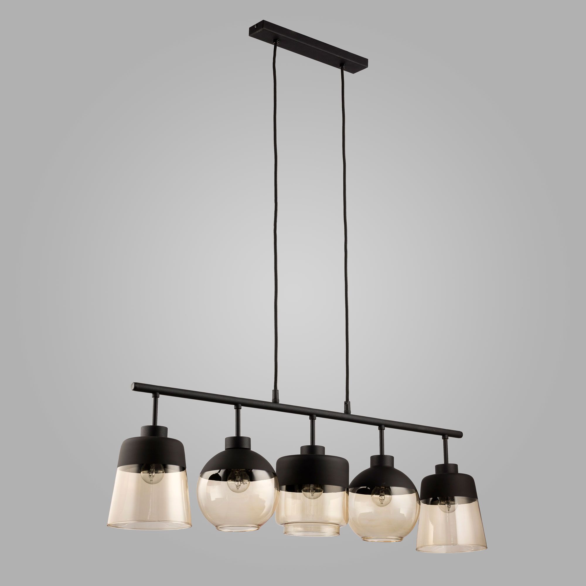 

TK Lighting Подвесной светильник со стеклянными плафонами 2382 Amber, Amber