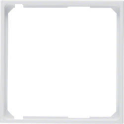 Berker Промежуточная рамка для центральной платы, S.1/B.3/B.7, цвет: полярная белизна, матовый