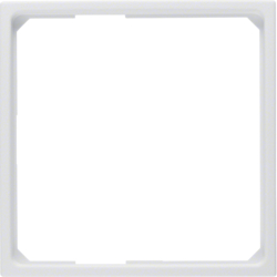 Berker Переходная рамка для центральной панели 50 x 50 мм, S.1/B.3/B.7, цвет: полярная белизна, матовый