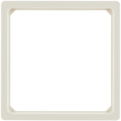 Berker Переходная рамка для центральной панели 50 x 50 мм, Q.1/Q.3, цвет: белый, с эффектом бархата