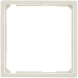 Berker Промежуточная рамка для центральной платы, Q.1/Q.3, цвет: белый, с эффектом бархата