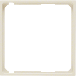 Berker Промежуточная рамка для центральной платы, S.1, цвет: белый, глянцевый