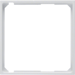 Berker Промежуточная рамка для центральной платы, S.1, цвет: полярная белизна, глянцевый