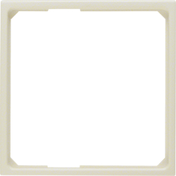 Berker Переходная рамка для центральной панели 50 x 50 мм, S.1, цвет: белый, глянцевый