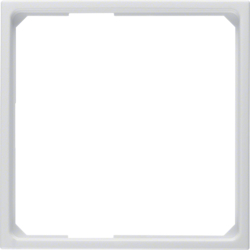 Berker Переходная рамка для центральной панели 50 x 50 мм, S.1, цвет: полярная белизна, глянцевый