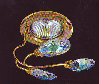 

Ovax Светильник Ветка Swarovski (3) неповорот золото (MR-16)