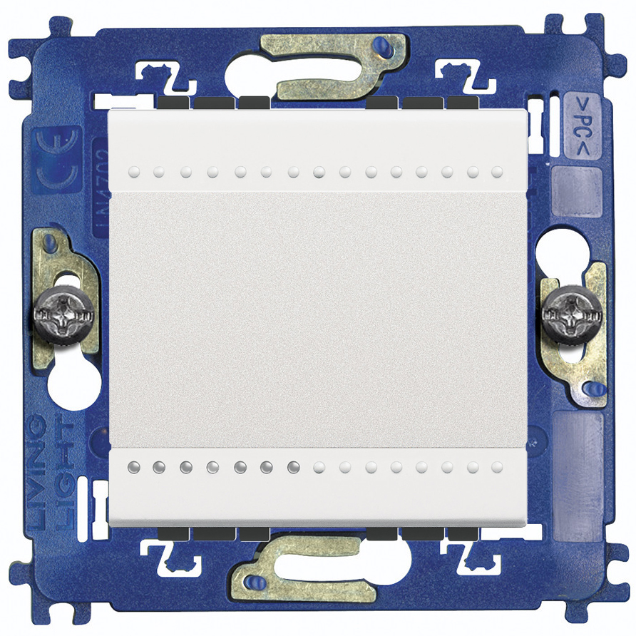 

Выключатель одноклавишный перекрёстный с подсветкой Bticino LivingLight, на винтах, белый, LivingLight