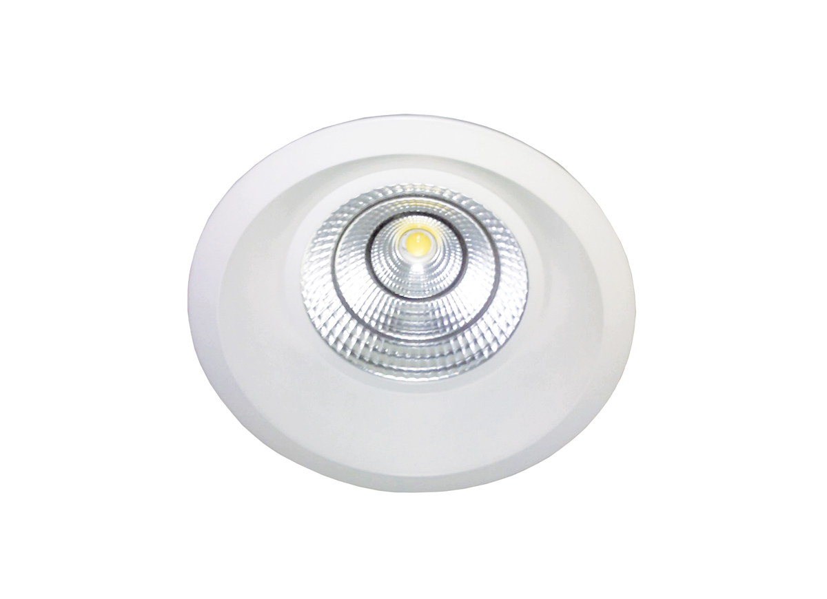 

Donolux Св-к LED встраив. 10W,3000K, 1000 lm, корпус белый D135хH110, с димм. источником питания, Pluton