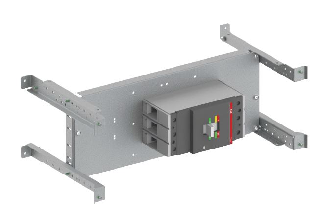 

Abb TUR P Комплект T4, A3, T5 (P до 400А) горизонтальной установки (аппарат смещен), 200x600 ВхШ