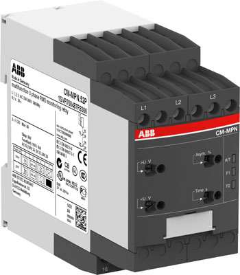 

Abb SST Реле контроля CM-MPN.72P без контр нуля, Umin/Umax=3х530-660В/690- 820BAC, 2ПК, пружинные к