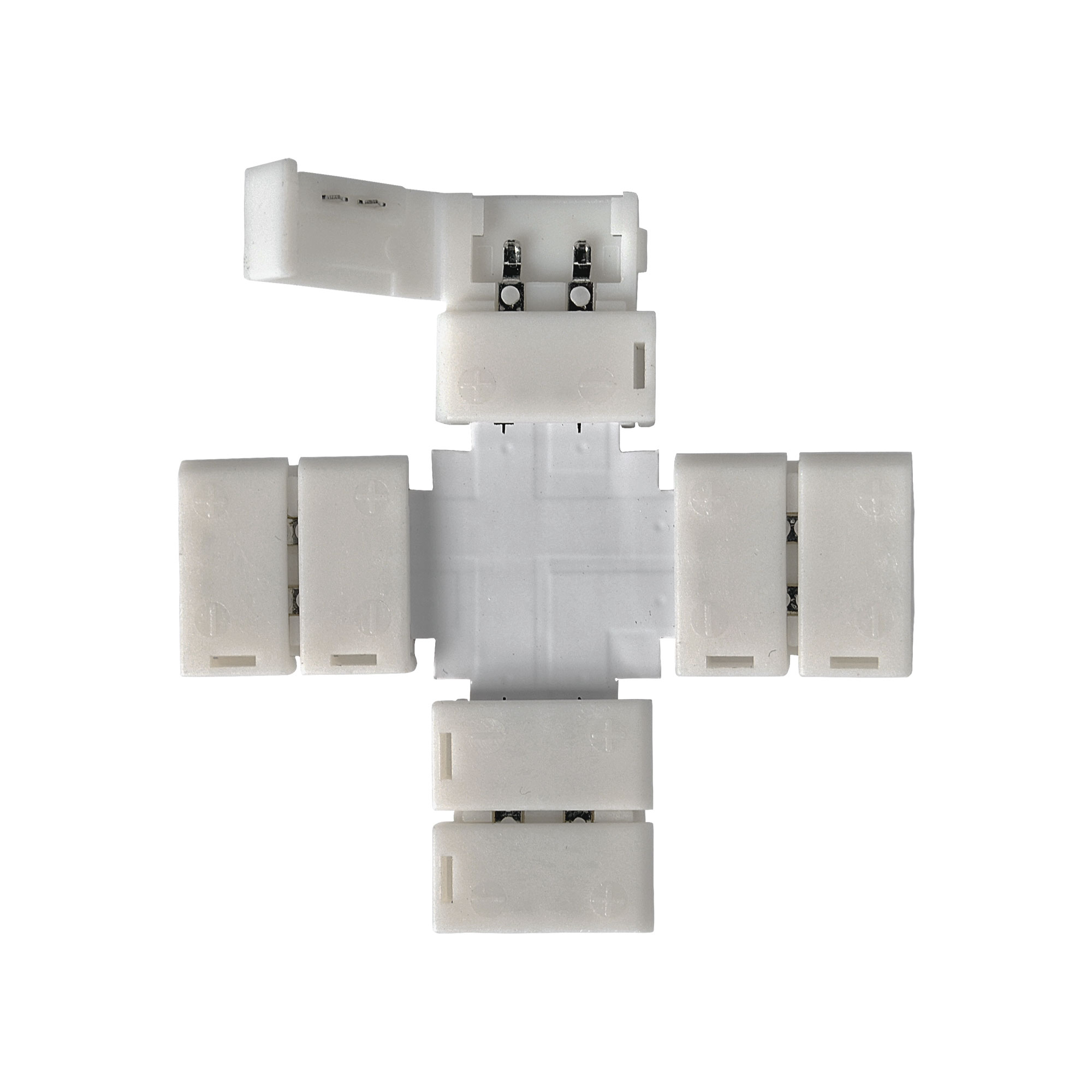 

Elstandard X-образный коннектор для одноцветной светодиодной ленты 5050 (5 шт.) LED 2X, Аксессуары для светодиодных лент 12