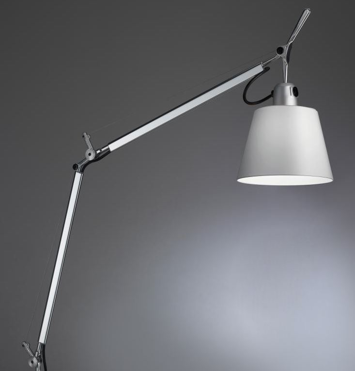 

Artemide Decorative TOLOMEO BASCULANTE арматура с абажуром ø18cm цвет: серый сатинированный, 1x70W E27 halo