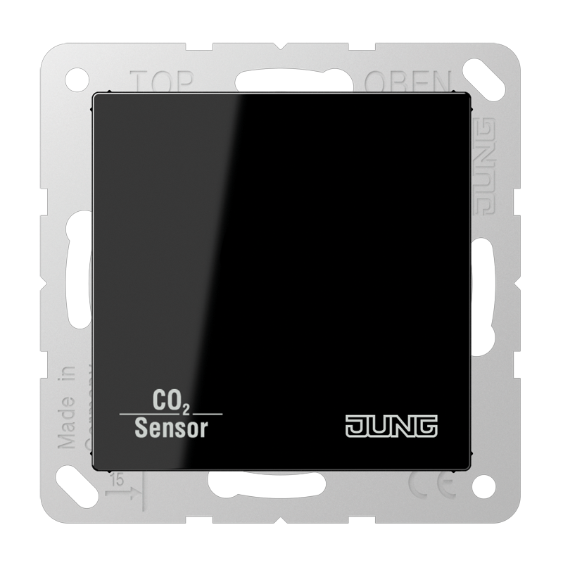 

KNX/EIB датчик углекислого газа, влажности и комнатной температуры CO2A2178SW Jung, Черный