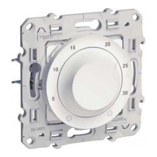 

Терморегулятор для тёплого пола Schneider Electric Odace, белый, Odace