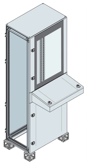 

Abb TUR P Шкаф с консолью 1800x600x800, Серый