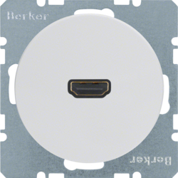 

Berker BMO HDMI, R.1/R.3, цвет: полярная белезна