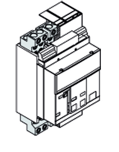 

Abb SACE P Комплект силовых выводов стационарного выключателя FC CuAl 4x240 E1.2 F 3шт