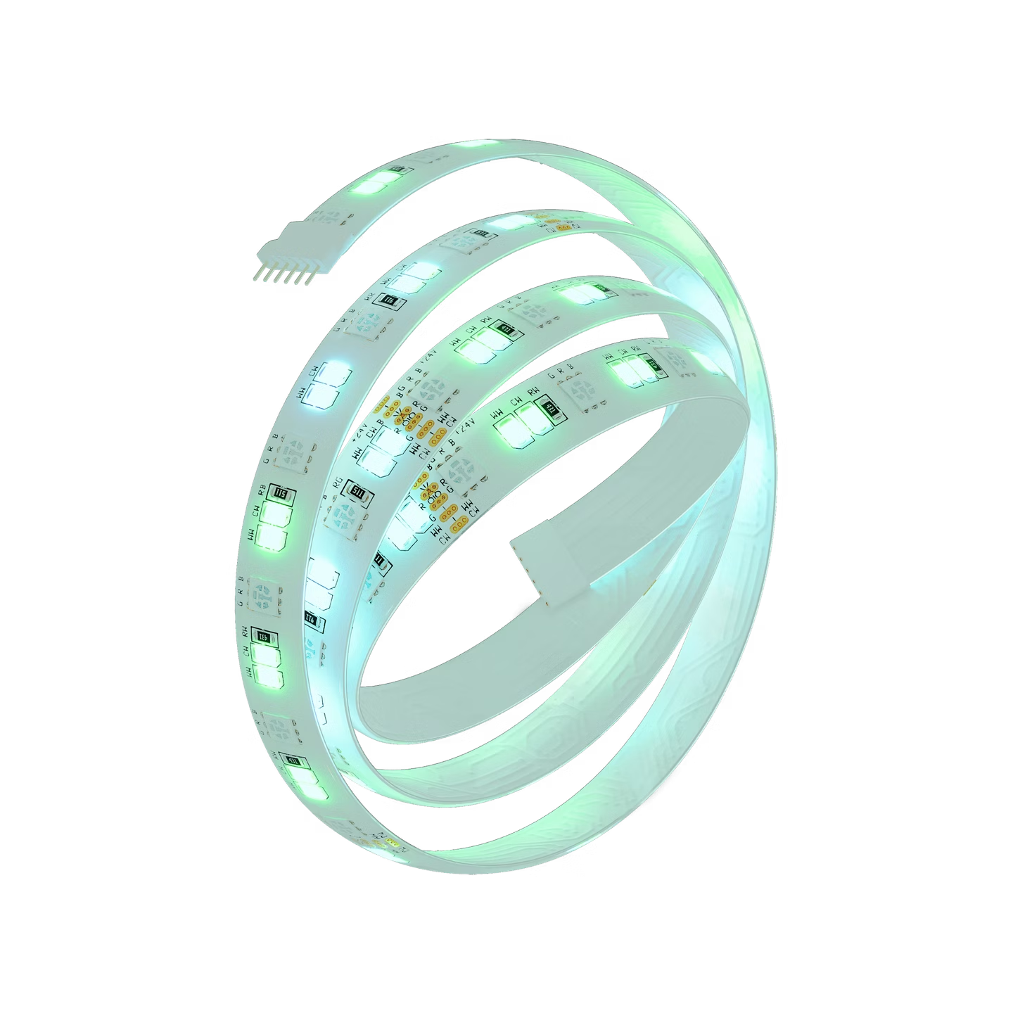 Удлинитель светодиодной ленты Sber 1 м светодиодов - 144 штм IP65 3 Втм цвет - RGB теплый белый холодный белый Wi-Fi 990₽