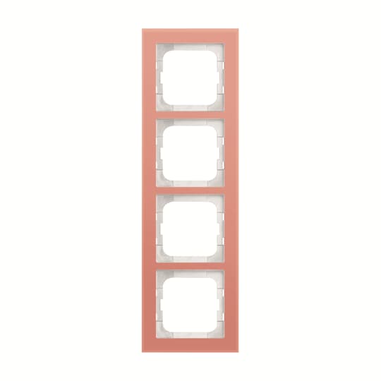 

Рамка 4-постовая, Axcent, стекло, благородный коралл, Axcent