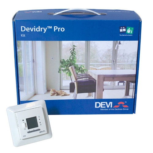 Devidryтм Pro Kit 55: Термостат Devireg 535 + соединительный кабель + ключ для разъемов + скотч