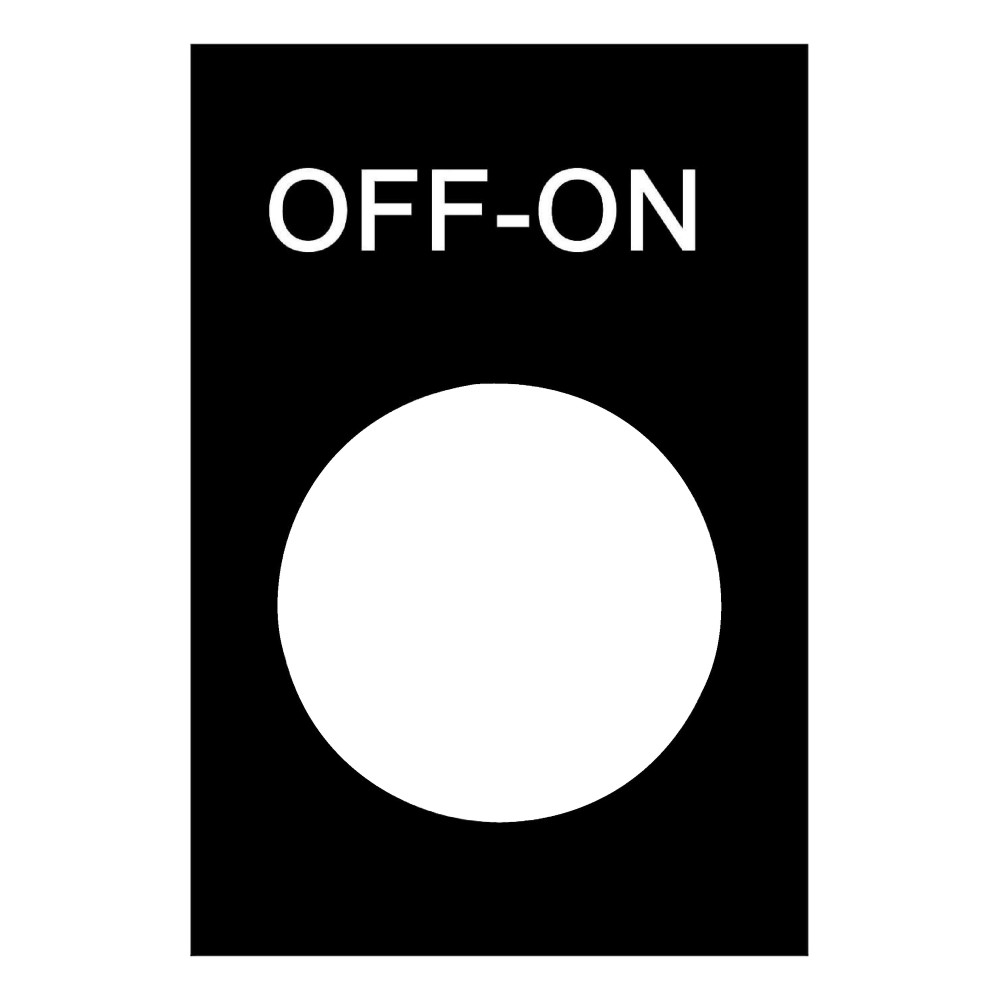 

МАРКИРОВКА OFF-ON ZB2BY2367, Черный, Устройства управления