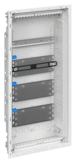 

ABB STJ Мультимедиа шкаф с дверью с вентиляционными отверстиями и дин-рейкой 2 ряда без розетки, STJ