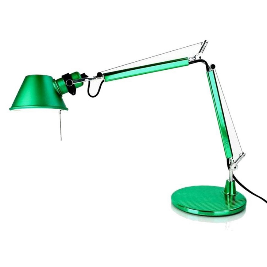 

Artemide Decorative настольная лампа Tolomeo Micro, зеленый металлик, 730*170mm 1x60W E14 с базой