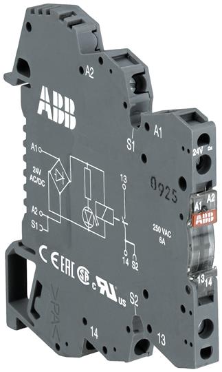 

Abb SST Оптрон OBIC0100 , вход: 24VDC, выход: 100mA 4.5-58VDC, винтовые зажимы