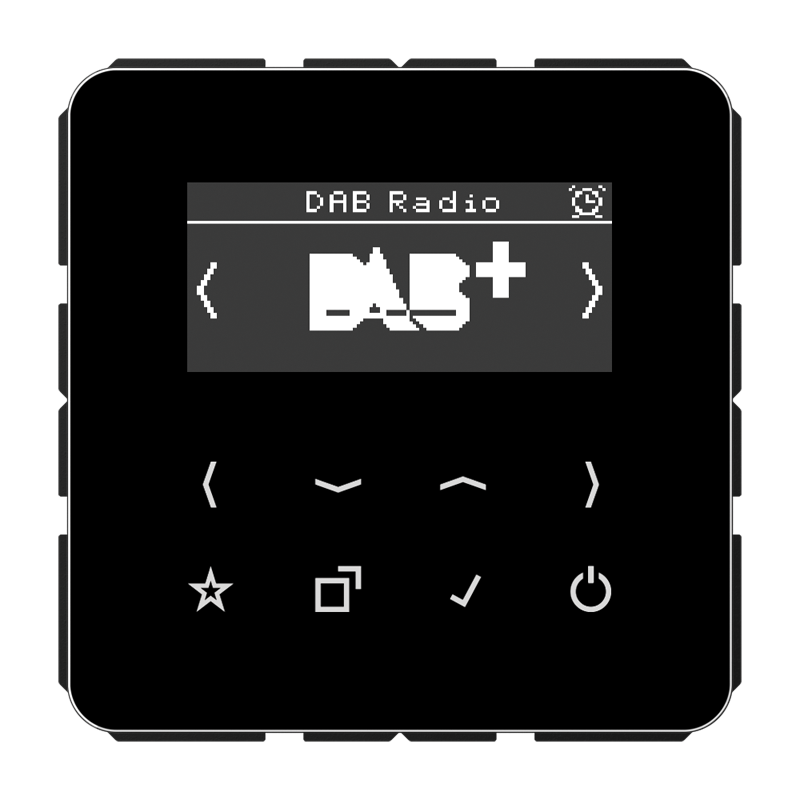 

Цифровое радио DAB + DABCDSW Jung, Черный, CD