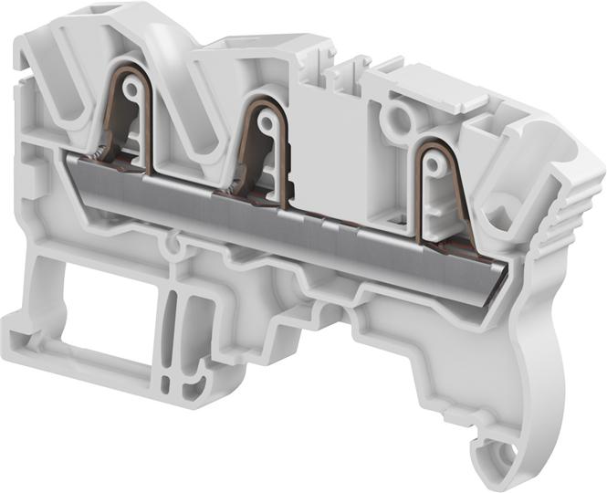 

Abb ENT Клемма втычная ZK4-3P-OR оранжевая - 4 мм², 3 зажима