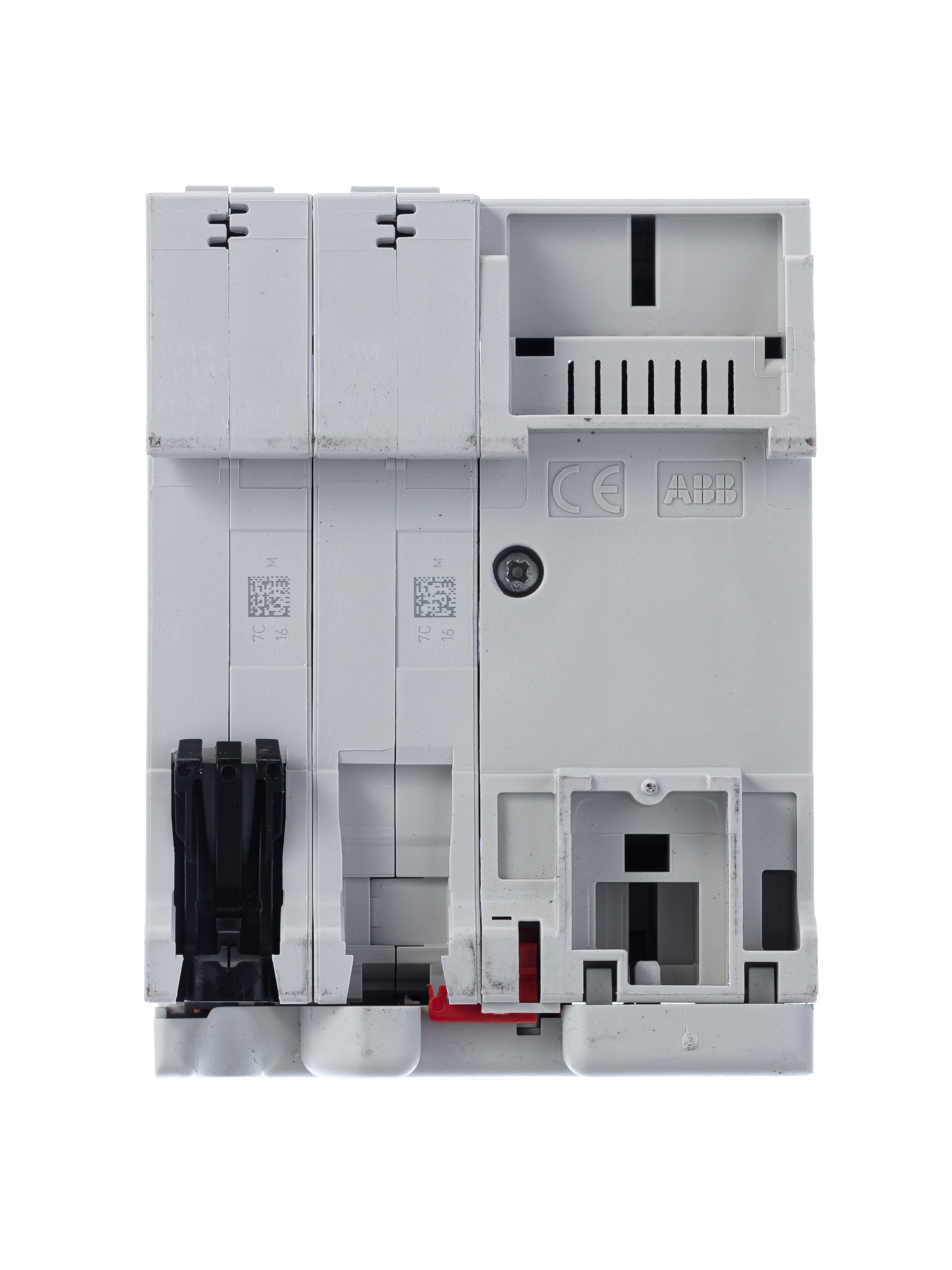 Автоматический выключатель дифференциального тока АВДТ ABB DS202 13A 30mA тип AC кривая отключения C 2 полюса 6kA электро-механического типа