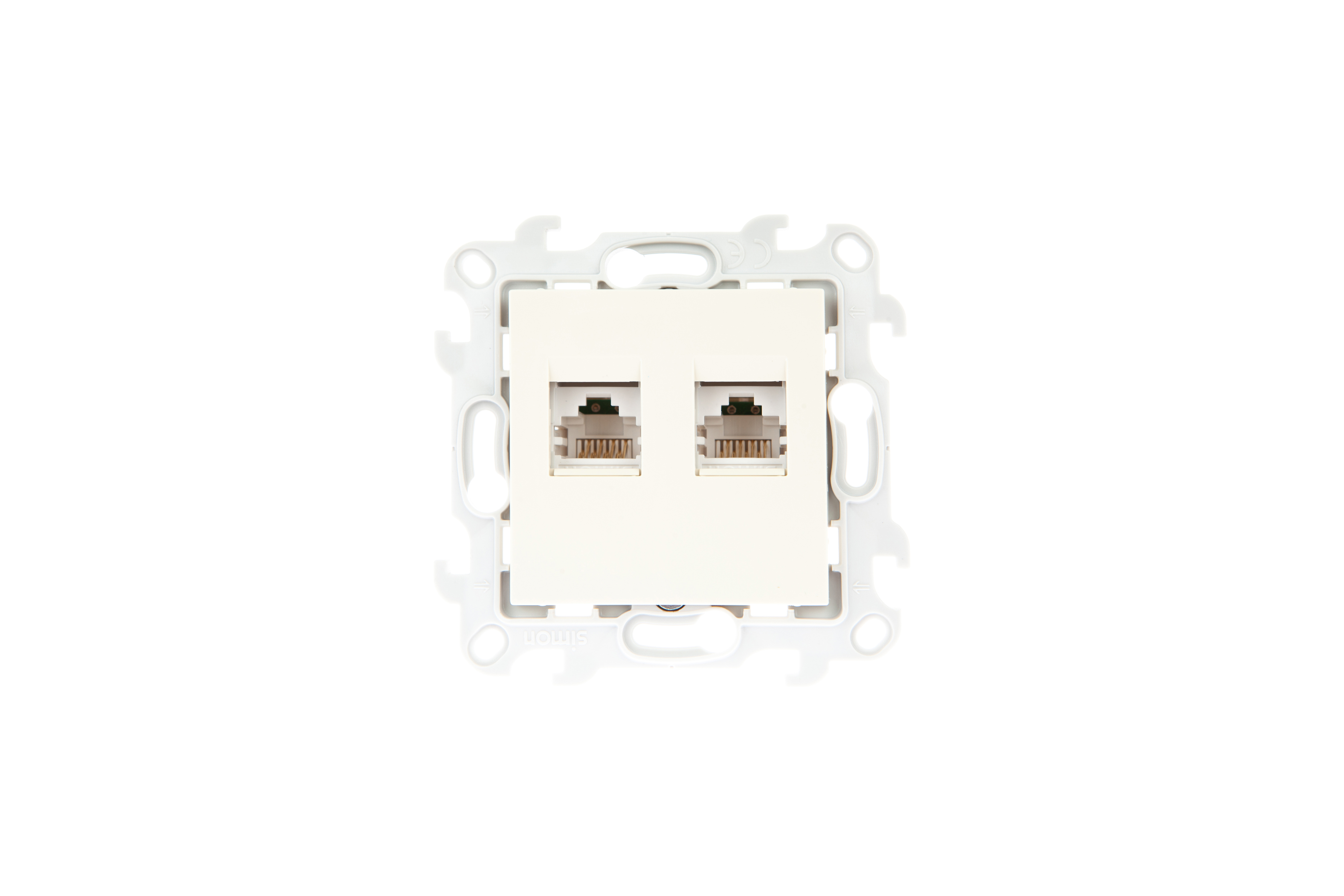 

Simon 24 сл.кость Розетка компьютерная 2-я RJ45 UTP, 24 Harmonie