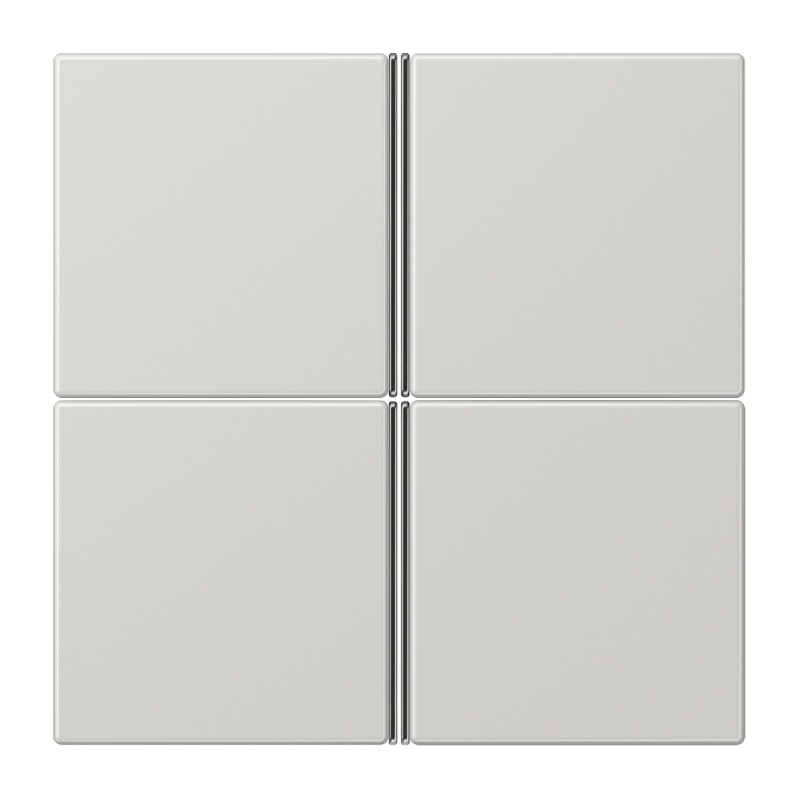 

Набор клавиш для сенсорного модуля KNX, 4-ной, светло-серый LS404TSALG Jung