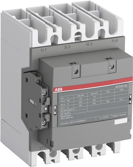 

Abb COS Контактор AF190-40-22-13, катушка 100-250В AC/DC