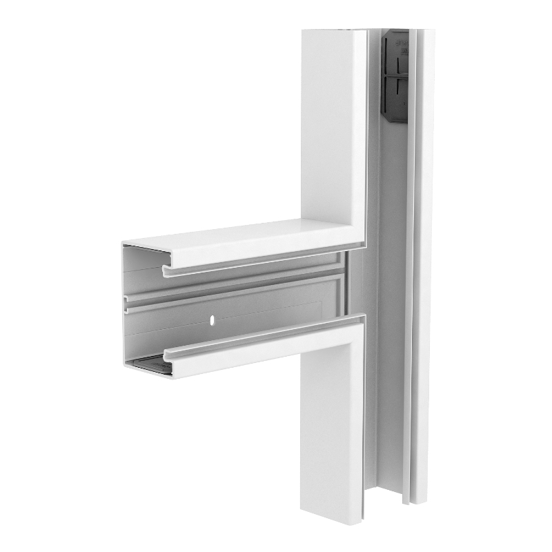 

OBO Bettermann T-образная секция кабельного канала Rapid 80 70x110 мм (ПВХ,серый) GK-T70110GR