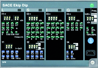 

Abb SACE P Расцепитель защиты Ekip Dip LSI E1.2..E6.2