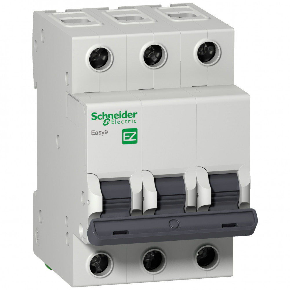 Автоматический выключатель Schneider Electric Easy9 3 полюса 6A тип B 45kA 1242₽