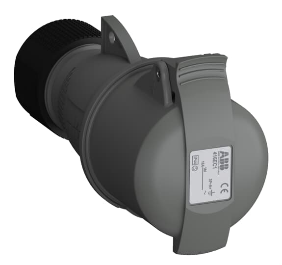 

ABB CEWE Розетка кабельная Easy&Safe 416EC1,16А,3P+N+E,IP44,1ч, CEWE