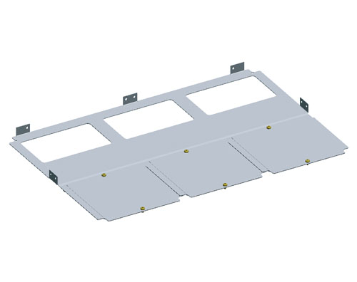 

Abb STJ P Панель нижн. 1 ряд отверстий для 3/..RG4