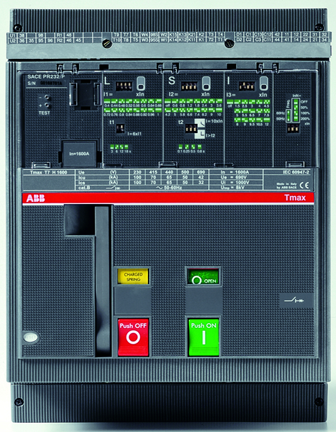 

Abb SACE P Выключатель автоматический для защиты электродвигателей T7S 1000 PR231/P I In=1000A 3p F