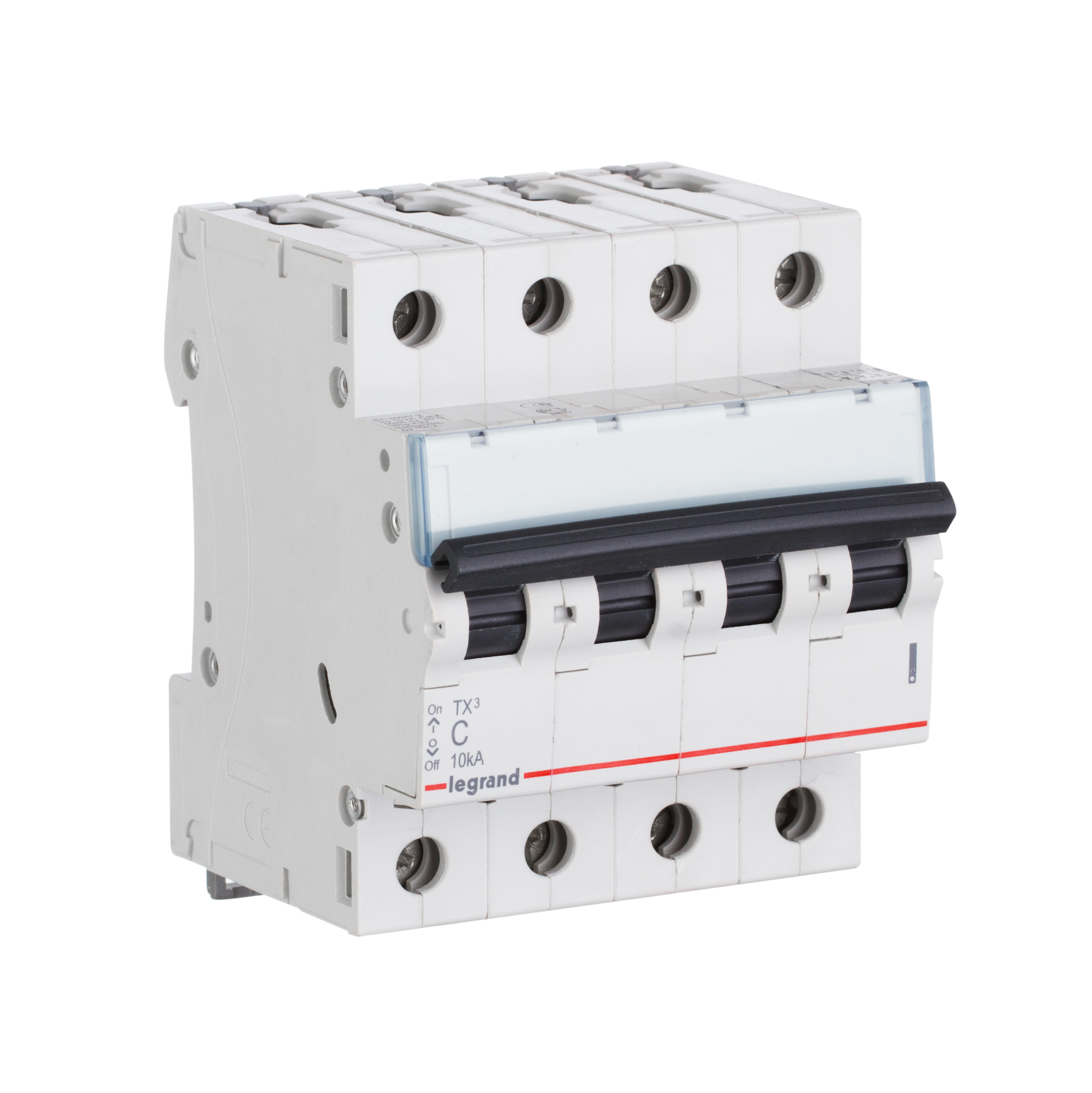 Автоматический выключатель Legrand TX3 4 полюса 50A тип C 6kA 2749₽