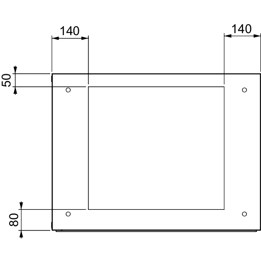 

SE Universal Enclosures ЦЕЛЬНАЯ ПЛАТА КАБ. ВВОДА SM 600X400