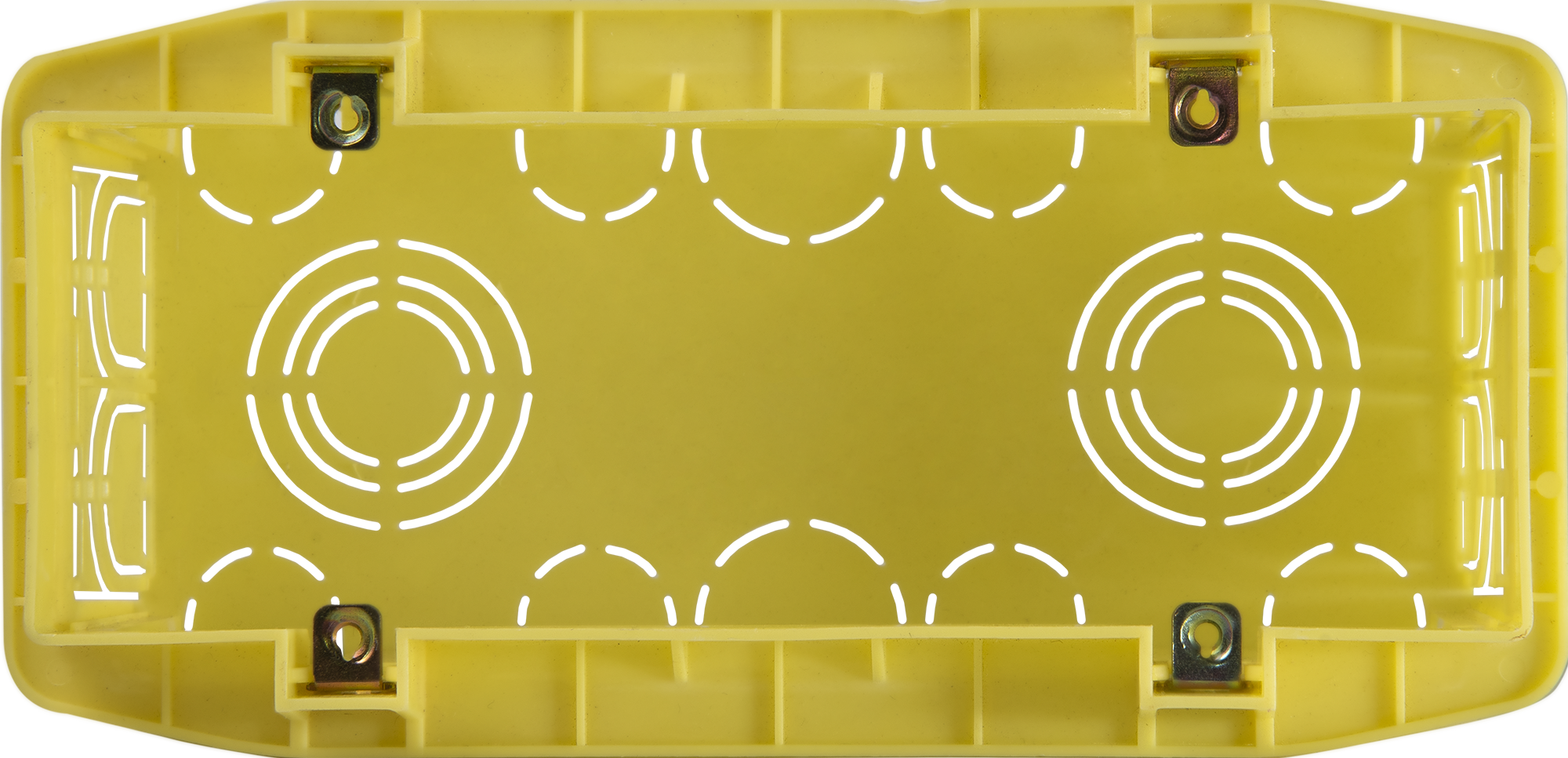Монтажная коробка для подштукатурного монтажа в кирпичные или бетонные стены на 6 модулей итальянский стандарт 186х76х52 мм серия Valero 432₽