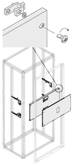 

Abb TUR P Комплект верт.T6 3/4P FIX мотор. W=800мм, Естественный цвет